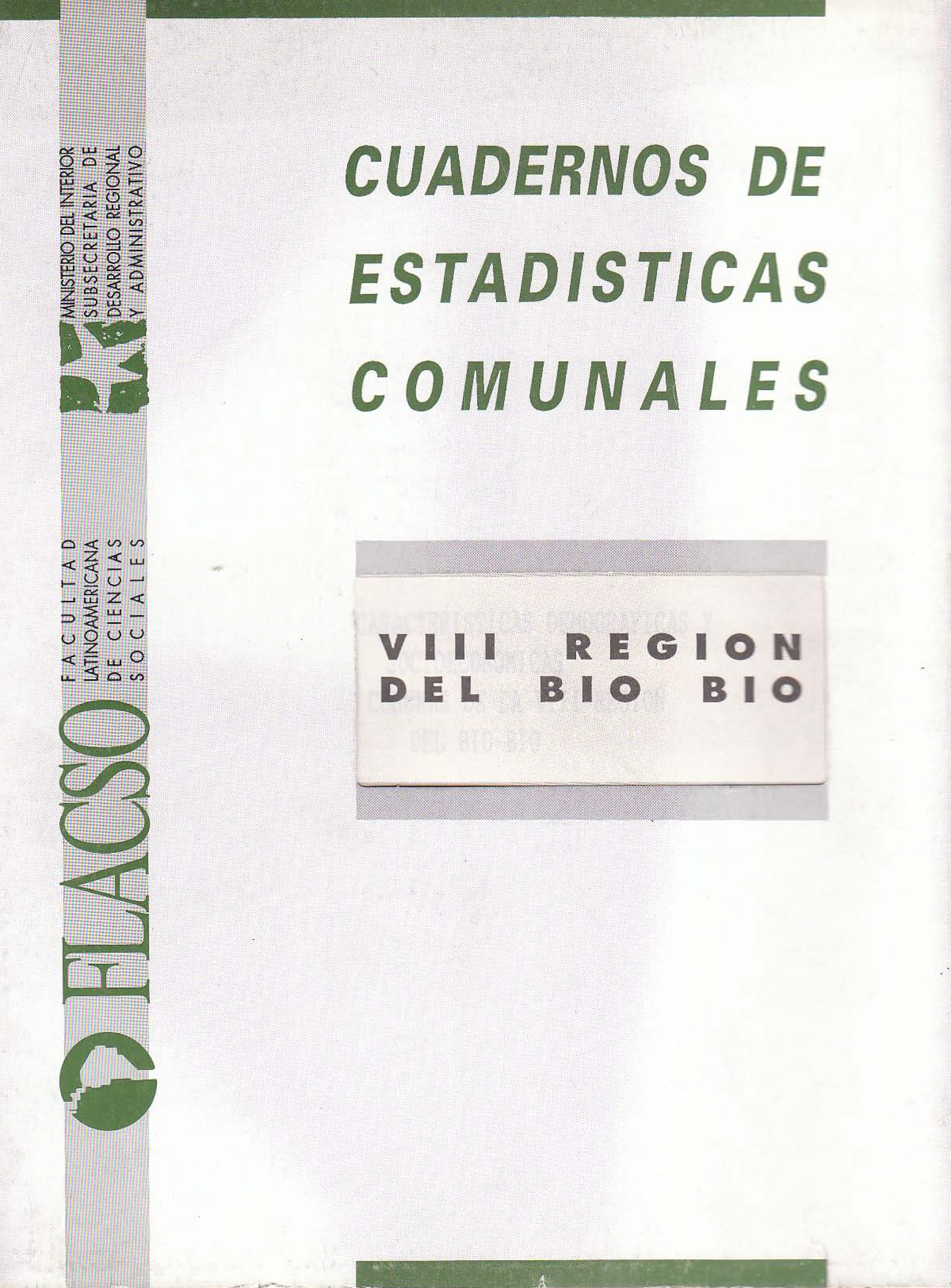 Cuadernos de Estadísticas Comunales. VIII Región del Bío Bío