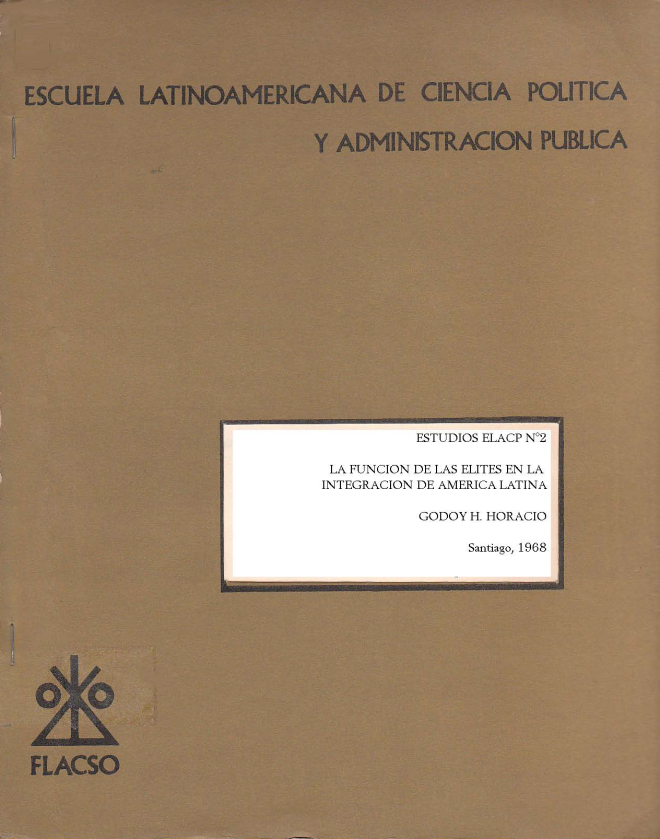 La función de las élites en la integración de América Latina