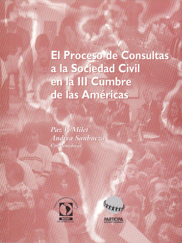 El proceso de consultas a la sociedad civil en la III cumbre de las Américas