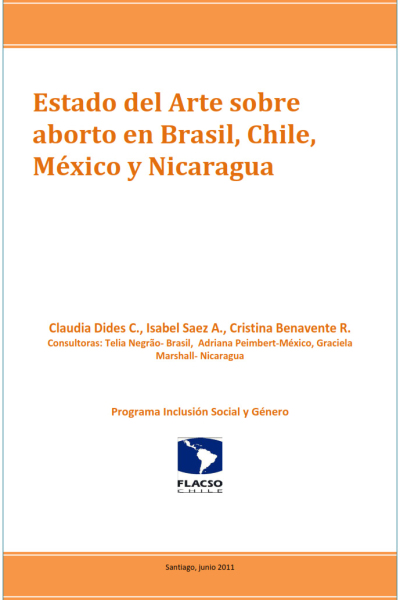 Estado del Arte sobre aborto en Brasil, Chile, México y Nicaragua
