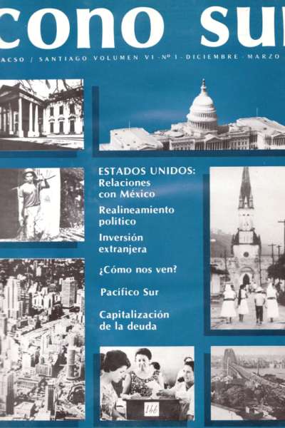 Cono Sur, Vol. VI, N°1, diciembre-marzo 1987