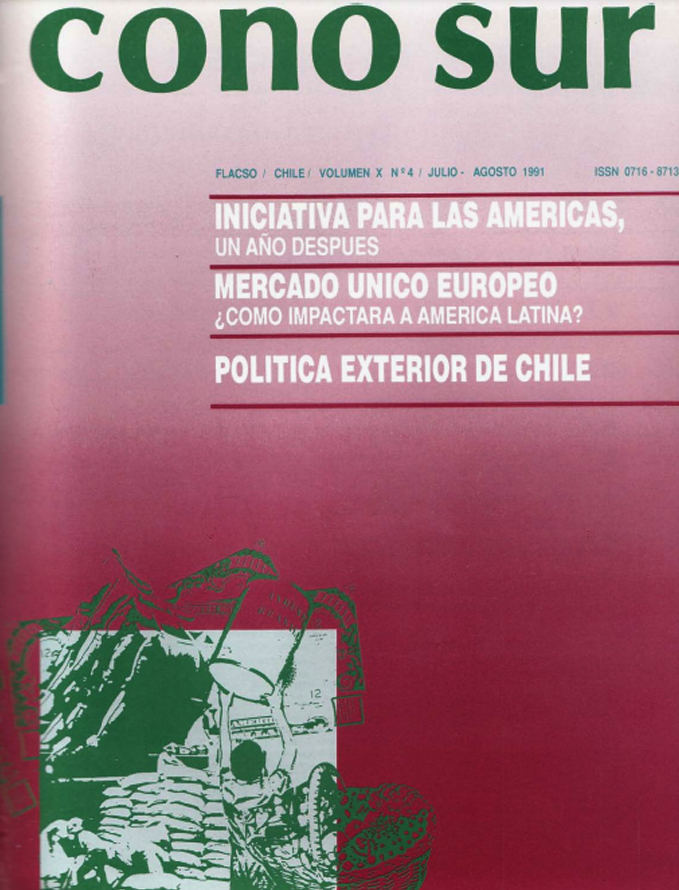 Cono Sur, Vol. X, N°4, julio-agosto 1991