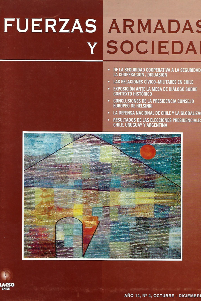 Fuerzas Armadas y Sociedad, Año 14, N°4, octubre-diciembre 1999